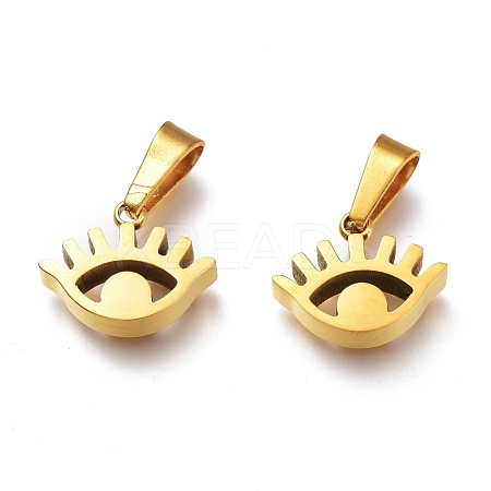 Ion Plating(IP) 304 Stainless Steel Pendants STAS-Z006-10G-1