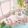 110Pcs 11 Colors Glass Pendants PALLOY-TAC0299-6