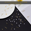 20Pcs 925 Sterling Silver Flat Pad Stud Earring Findings STER-DC0001-63A-4
