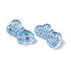 UV Plating Transparent Acrylic Beads OACR-G036-14E-2