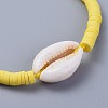 (Jewelry Parties Factory Sale)Eco-Friendly Handmade Polymer Clay Heishi Beads Braided Bracelets BJEW-JB04318-02-2