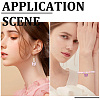 36Pcs 6 Colors Alloy Enamel Pendants ENAM-SC0006-60-4