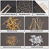 Heart Drop Earring DIY Making Kit DIY-UN0003-03-4