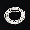 Natural White Shell Bead Strands SSHEL-N003-144A-01-2