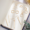 DIY Vertical Bar Pendant Earrings Making Kit DIY-BC0004-49-5