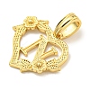 Heart Brass Pendants KK-I714-04G-N-2