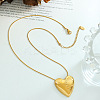 Stainless Steel Heart Pendant Necklaces WG55877-01-1