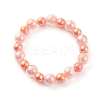 Acrylic Beaded Bracelet & Necklace Set for Kids SJEW-JS01207-03-10