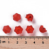 Transparent Acrylic Beads Caps PL543-6-4