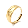 Ion Plating(IP) 304 Stainless Steel Sun Adjustable Ring for Men Women LS-RJEW-I085-14G-1