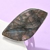 Adjustable Natural Labradorite Rings RJEW-P076-01-3