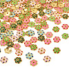 160Pcs 8 Colors Alloy Enamel Bead Caps FIND-TA0008-38-2