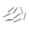 Non-Tarnish 304 Stainless Steel Connector Charms X-STAS-Q323-10P-1