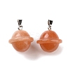 Natural Red Aventurine Pendants G-B041-01P-15-3