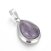 Natural Amethyst Pendants X-G-L512-C19-2