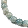 Natural Amazonite Beads Stretch Bracelets for Men Women BJEW-K286-01-5