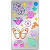Stainless Steel Cutting Dies Stencils DIY-WH0242-233-1