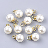 High Luster ABS Plastic Imitation Pearl Pendants RB-T011-01C-G-1