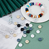 60Pcs 5 Colors Food Grade Eco-Friendly Silicone Beads SIL-DC0001-37-5