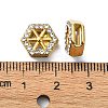 Ion Plating(IP)  304 Stainless Steel Slide Charms STAS-C089-06I-G-3