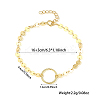 925 Sterling Silver Ring Link Bracelets EN4522-3-2