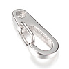 Tarnish Resistant 304 Stainless Steel Keychain Clasp Findings LS-STAS-R065-75-2
