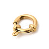 304 Stainless Steel Spring Ring Clasps Hand Polished STAS-P431-14G-2