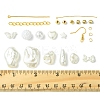 DIY Brass & ABS Plastic Imitation Pearl Earrings Making Kits DIY-FS0007-97-5