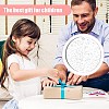 40Pcs 10 Style Acrylic Transparent Blank Pendants with Glitter DIY-CJC0002-013-10