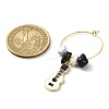 Music Theme Alloy Wine Glass Charms AJEW-JO00245-5