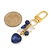 Natural Lapis Lazuli Pendant Decorations HJEW-JM04150-02-3