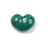 Brass Enamel Beads KK-G541-01H-1
