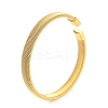 304 Stainless Steel Wire Mesh Cuff Bangles for Women LS-BJEW-D022-01D-G-2