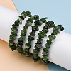 Natural Other Jade Chip Beaded Stretch Bracelets for Women Men BJEW-L038-01B-1