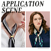 6Pcs 3 Colors Alloy Scarf Buckle Ring AJEW-AR0005-17-5