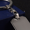 Rectangle 304 Stainless Steel Keychain KEYC-H014-05-2