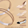 Fingerinspire 3 Sets 3 Colors Imitation Leather Anti-Loose High-heeled Shoe Laces AJEW-FG0003-43-5