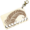  8-Position Wood Embroidery Thread Storage Trays TOOL-WH0056-023-1