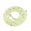 Transparent Glass Beads Strands EGLA-N016-4mm-07-2