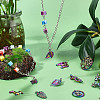 28Pcs 14 Style Rainbow Color Alloy Pendants FIND-FH0003-55-2