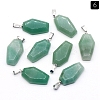 Natural Green Aventurine Pendants PW-WG38001-06-1