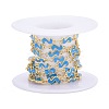 Handmade Alloy Enamel S Shape Link Chains ENAM-F138-05F-RS-3