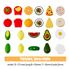 11Pcs 11 Style Food Grade Eco-Friendly Silicone Beads SIL-HY0001-08-2