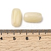 Opaque Acrylic Beads OACR-WH0055-01G-3