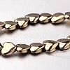 Electroplate Non-magnetic Synthetic Hematite Bead Strands X-G-F300-22B-06-1