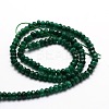 Dyed Natural Malaysia Jade Rondelle Beads Strands X-G-E316-2x4mm-05-2