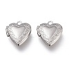 Non-Tarnish 316 Stainless Steel Locket Pendants X-STAS-Z010-03B-1