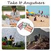 Portable Tartan Patern Non Woven Picnic Mat JX572A-02-7