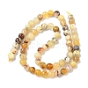 Natural Yellow Opal Beads Strands G-I213-18-6mm-4