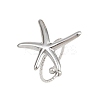 304 Stainless Steel Adjustable Open Cuff Rings for Women LS-RJEW-K303-01P-2